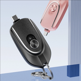 2-in-1 Connector Power Station Portable Charger Mini Emergency Keychain Power Bank